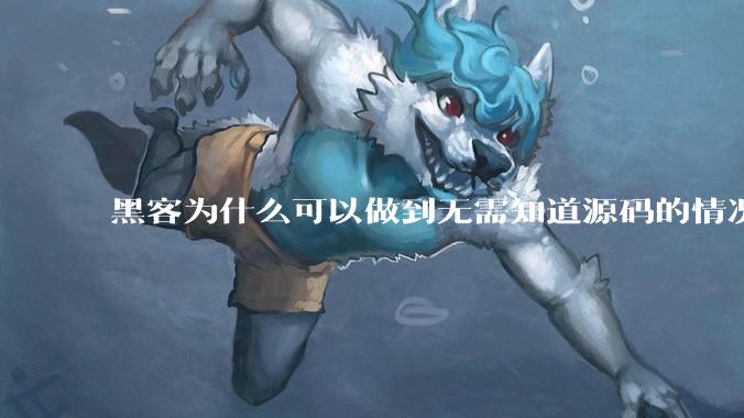 黑客为什么可以做到无需知道源码的情况下找出系统漏洞？